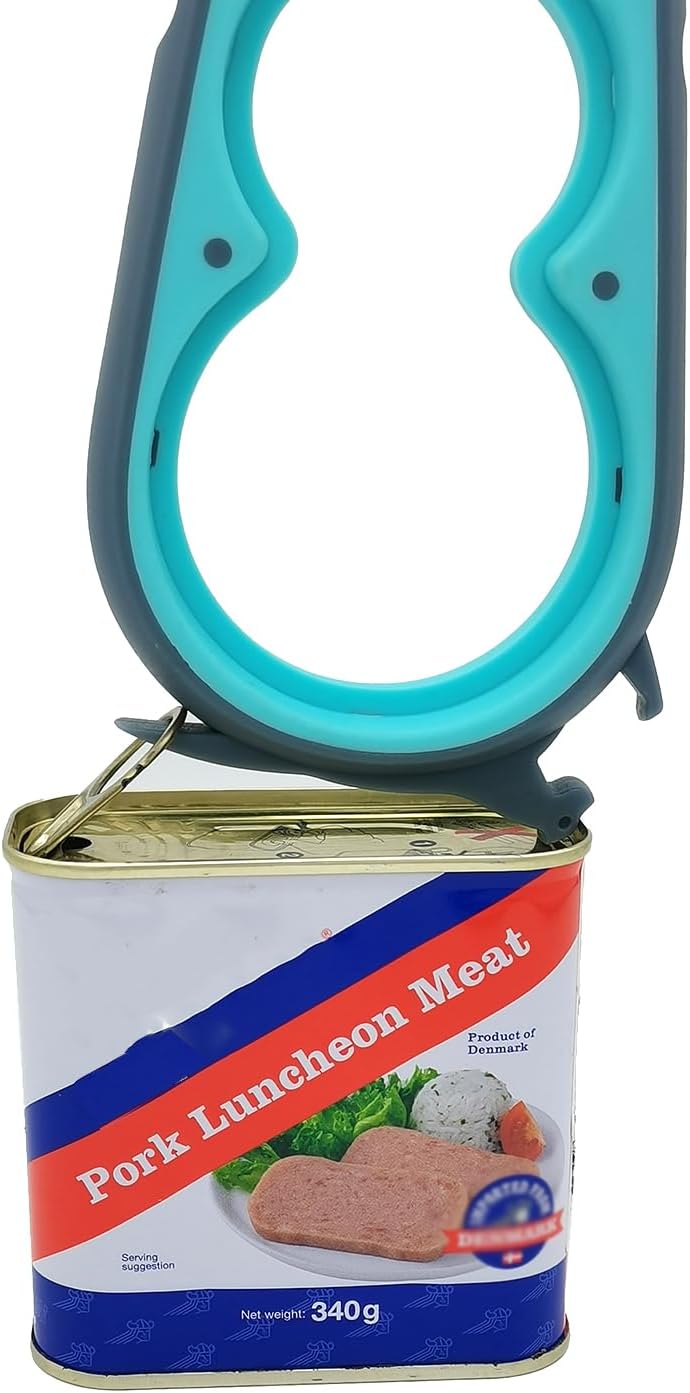 Otstar 6-in-1 Jar Opener & Bottle Opener Set for Weak Hands - Multi-Function Kitchen Opener Tool for Seniors with Arthritis. Elderly - Includes Jar Lid Gripper Pad. Corkscrew Opener